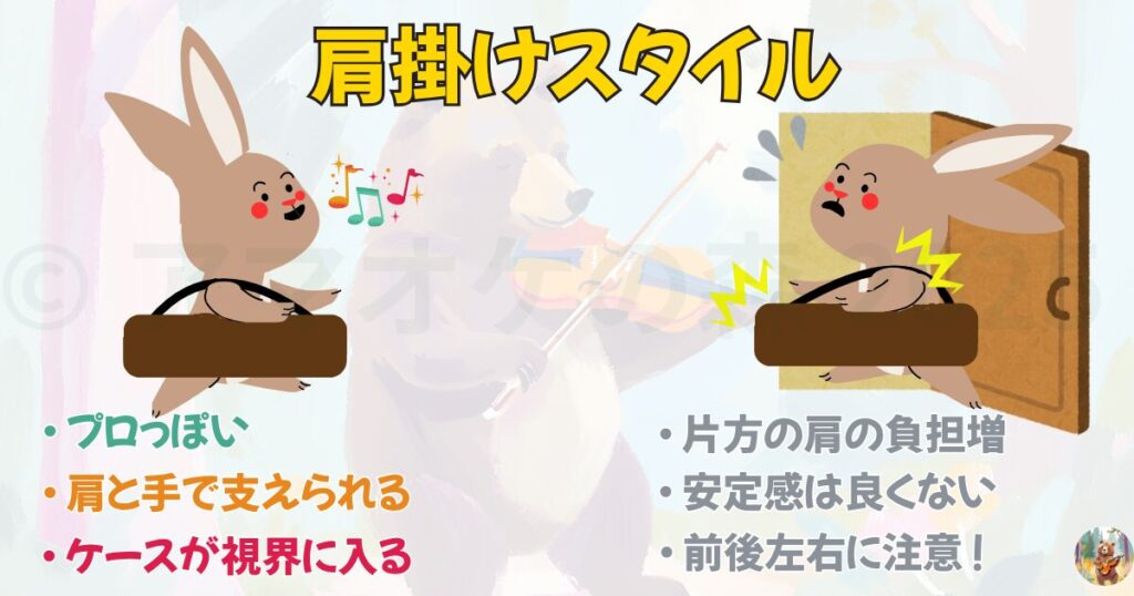 ケース 持ち方 バイオリン4