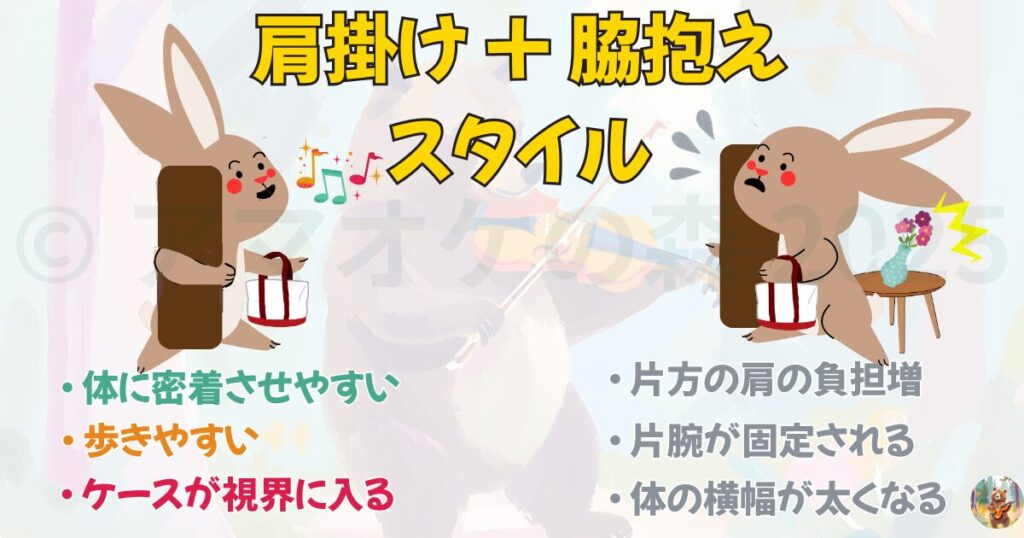 ケース 持ち方 バイオリン5